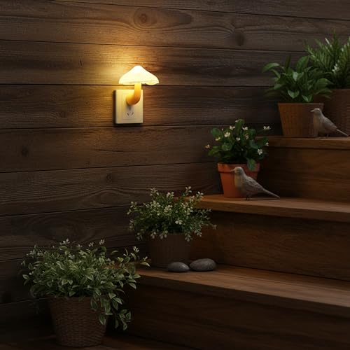 Lámpara de Mesa de Noche LED Sensor AUSAYE Mushroom miniatura 5