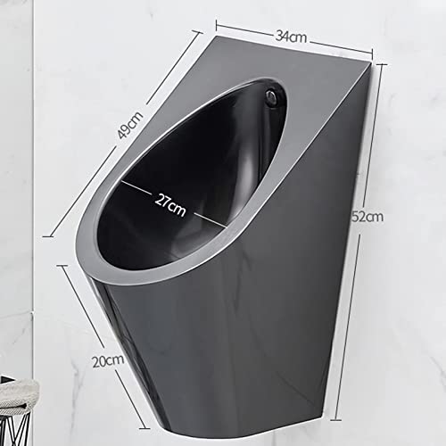 An der Wand montiertes Urinal für Männer, Urinal aus Edelstahl mit intelligentem Sensor, kleine vertikale Toilette für Bars, Einkaufszentren, malerische Orte, öffentliche Toiletten, Schiffe