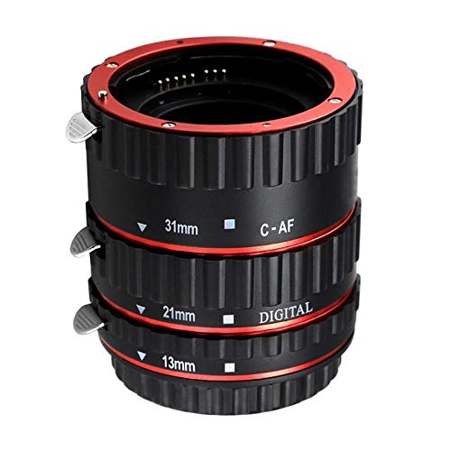 Metal TTL Auto Focus AF Macro Extension Tube Adapter Ring for Canon EOS EF EF-S Lens