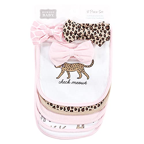 Image of Hudson Baby Unisex Baby Bandana Bibs and Headbands