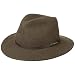 Produktbild Stetson Newberg VitaFelt Traveller Hut Outdoorhut Filzhut Wollhut Winterhut Travellerhut Herren - Made in USA mit Lederband Frühling-Sommer Herbst-Winter - L (58-59 cm) braun