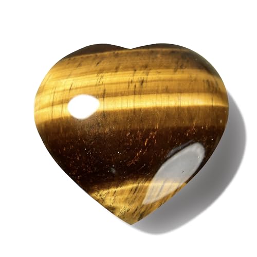 KALIFANO Tiger's Eye Heart - Worry Stone...