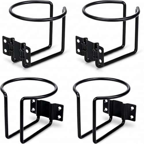 Porte-gobelet pour bateau en métal antirouille, lot de 4 supports muraux solides