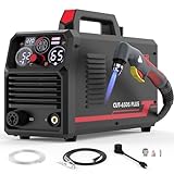 YESWELDER CUT-65DS PLUS Plasma Cutter, 65Amp 110V/220V Non-High Frequency Non-Touch Pilot Arc 4-In-1 Plate Cutting/Grid Cutting/Gouging/Marking Multifunctional Plasma Cutting Machine