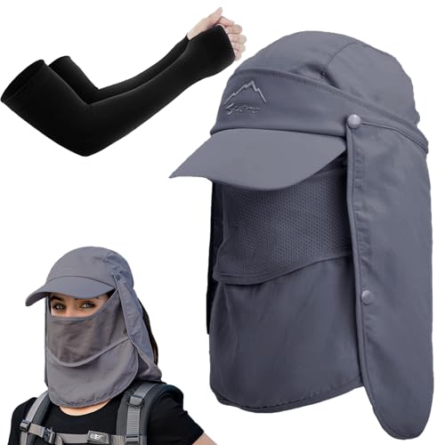 KUBDPQOR Sombrero Hombre Verano, UPF 50+ Somb...