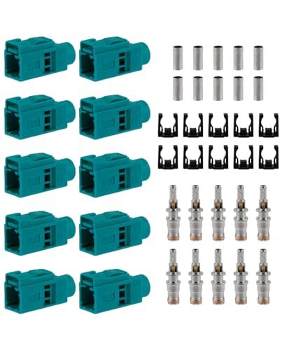 10 conectores Fakra Z hembra para cable coaxial miniatura 1