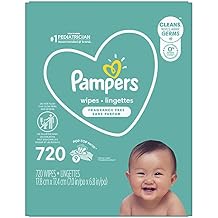 Pampers Baby Wipes Complete Clean Unscented 9X Pop-Top 720 Count