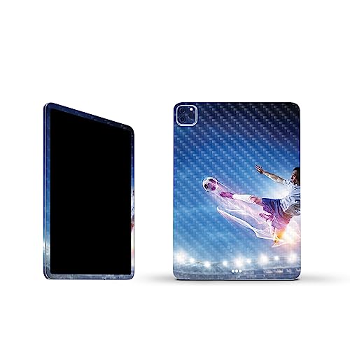 Image of MightySkins Carbon Fiber Skin Compatible with Apple iPad Pro 11 inch M2 4th Gen (2022) Full Wrap Kit - Super Kick | Protective, Durable Textured Carbon Fiber Finish | Easy to Apply | Made in The USA