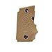 Hogue Sig P238 Grips Rbber w/Finger Grooves, Desert Tan