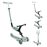 4 guidons de trottinette réglables en hauteur : 67,5 cm, 72,5 cm, 77,5 cm et 82,5 cm