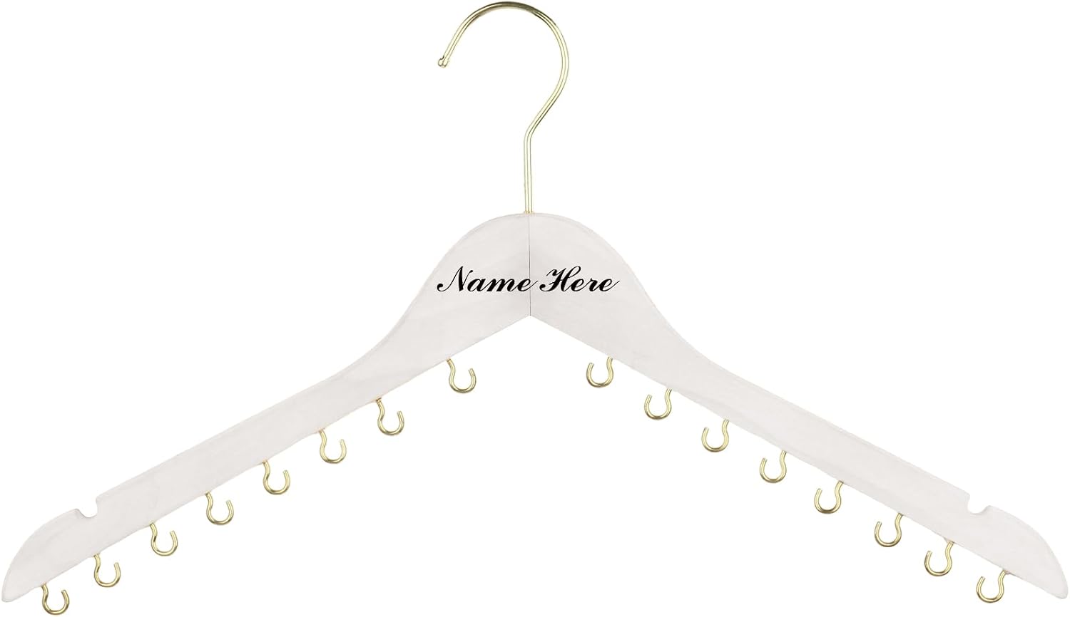 Personalized Name Necklace Organizer Holder Jewelry Hanger Gift for Women