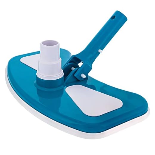 U.S. Pool Supply 12" Deluxe Weighted Butterfly Pool Vacuum Head, Swivel Hose Connection, Pole Handle, Protection Bumper - Clean Debris Above Ground & In-Ground Swimming Pools, Spas – Vinyl Liner Safe