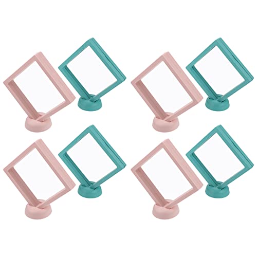 ABOOFAN 8ensembles Présentoirs à Bijoux Flottants Transparents pour Présentoirs à Bagues et Bracelets Boîte de Rangement Élégante