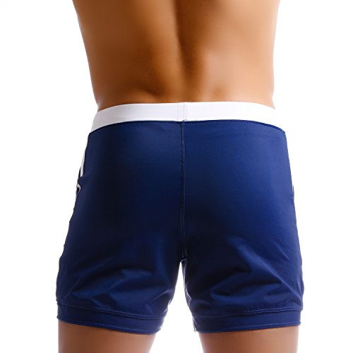 Taddlee Men Swimwear Swimsuits Solid Basic Long Swim Boxer Trunks Board Shorts2