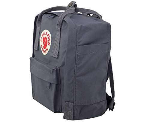 Image of Fjallraven Kanken Mini Unisex Backpacks Size OS, Color: Graphite /Onyx Black