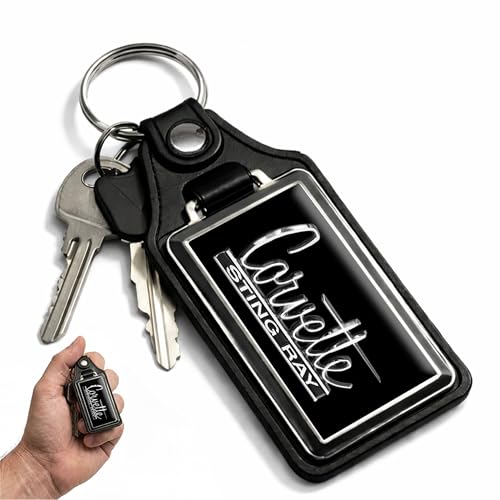 Image of Brotherhood Car Key Chain for Corvette - Classic Models Keychain for Men and Women Gift Key Ring Key Chain