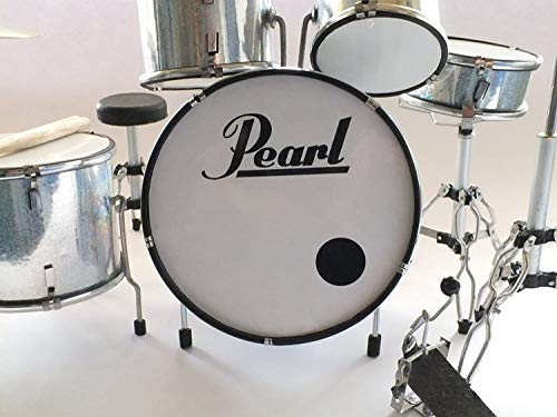 RGM311 Pearl Kits de batterie miniatures - Les Beatles, Paul McCartney, John Lennon, RIngo Starr, George Harrison RGM311 Pearl Kits de batterie miniatures – Image 3