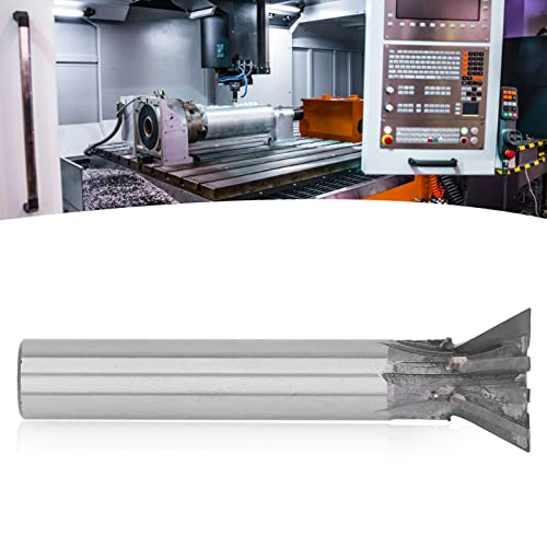 Image of Shanrya Dovetail Cutter Wear Resistant 60 Degree End Mill 6 Flutes with Straight Shank for Steel Iron Machining,Shanryah12D