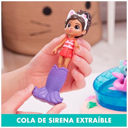 Spin Master – Playset Piscina de Gabby y Siregata Gabby’s Dollhouse Spin Master.