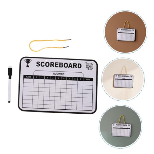 Tablero de puntuación para golf doble cara UKCOCO 2 piezas miniatura 7