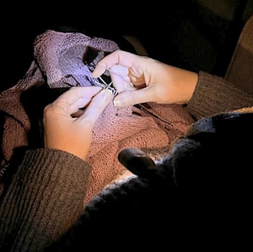 Image of Lumos Knitting Light, Crafter Light Around Neck for Knitters and Crocheters, 3 Colors & Adjustable Brightness. Portable, Wearable, Rechargeable&Long Lasting (Black)