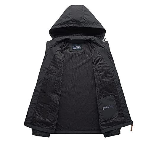 Custom Jackets for Men Design Your Own Windbreaker Personalized Rain Jacket With Logo Text4