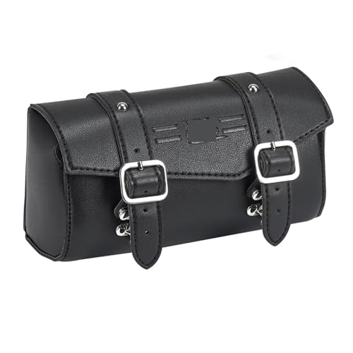 Sacoche latérale moto pour Sportster et Iron 883 étanche en cuir cadre XL1200