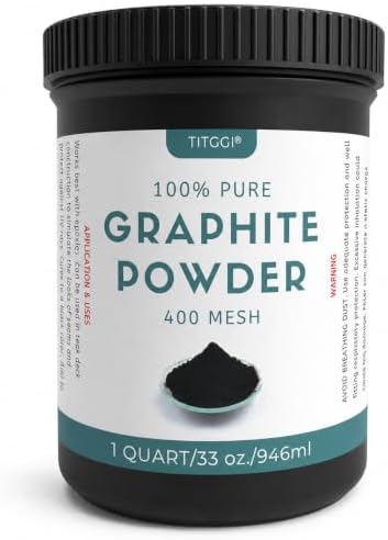 TITGGI 1 Quart Graphite Powder for Locks, Bearings and Dry Lubrication