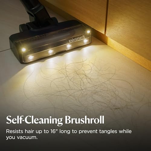 Image of Bissell PowerClean FurGuard 280W Self-Standing Cordless Vacuum w /Self-Cleaning Brush Roll, Strong Suction, Removeable Battery, Wall Mount, Upholstery Tool & Bright Headlights