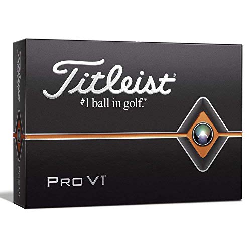 Titleist 'Prior Generation' Pro V1 Golf Balls, Standard Play Numbers (1-4), One Dozen, White, 12 Pack