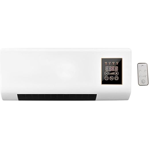 MERISHOPP Wall Heater Low Noise 1800W 8H Timer Heater Air Co