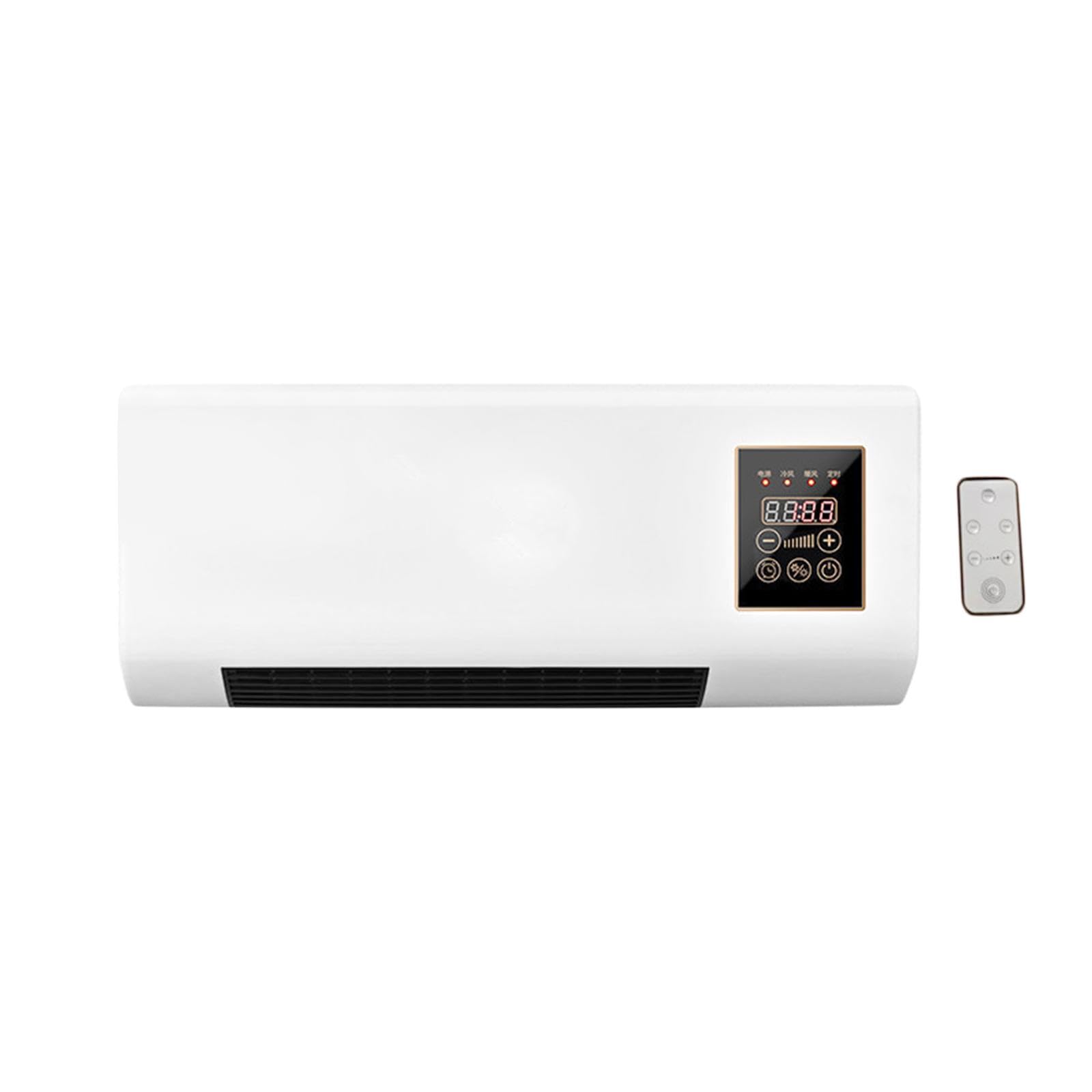 ILSMYSUTRA® Wall Heater Low Noise 1800W 8H Timer Heater Air Conditioner for Indoor Bedroom | Home Improvement | Heating Cooling & Air | Space Heaters-image-8
