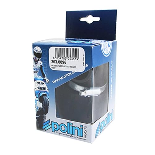 Filtre a air polini air box etanche d37 90 degres 203.0096 pour scooter et moto