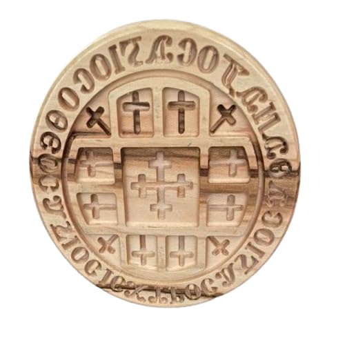 Coptic Orban Stamp MapleCherry Maple or Oak Wood. Holy Communion Bread | Coptic Orban Stamp Exotic MapleCherry Exotic Maple or Oak Wood Holy communion Bread Stamp 5x0.75 Coptic Orthodox product thumbnail 2