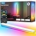 Produktbild Govee RGBICW Wandleuchte Innen, Smart Wandlampe Kompatibel mit Matter, Alexa & Google Assistant, 1200lm LED Wandleuchte, Musik Sync, Indirekte Beleuchtung für Wohnzimmer, Treppe, Flur, 1 Stück