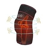 socathey Heated Knee Brace for Men and Women, Knee Massager with Heat and Beep Vibration for Knee...