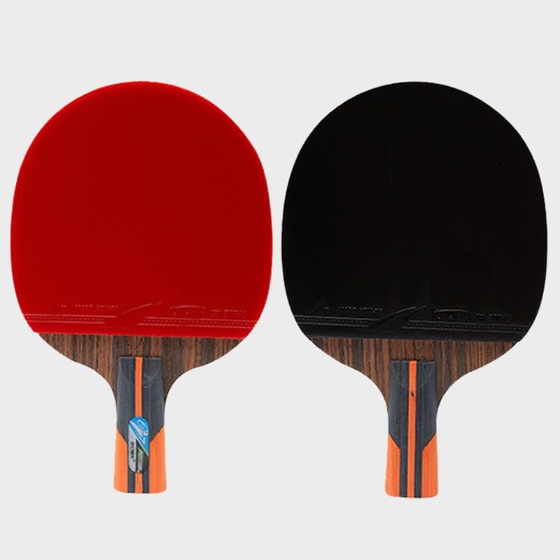 Racchetta da ping pong con custodia per il trasporto, racchetta da ping pong con impugnatura a penna, racchetta da ping pong cinese con manico corto per principianti e giocatori professionisti