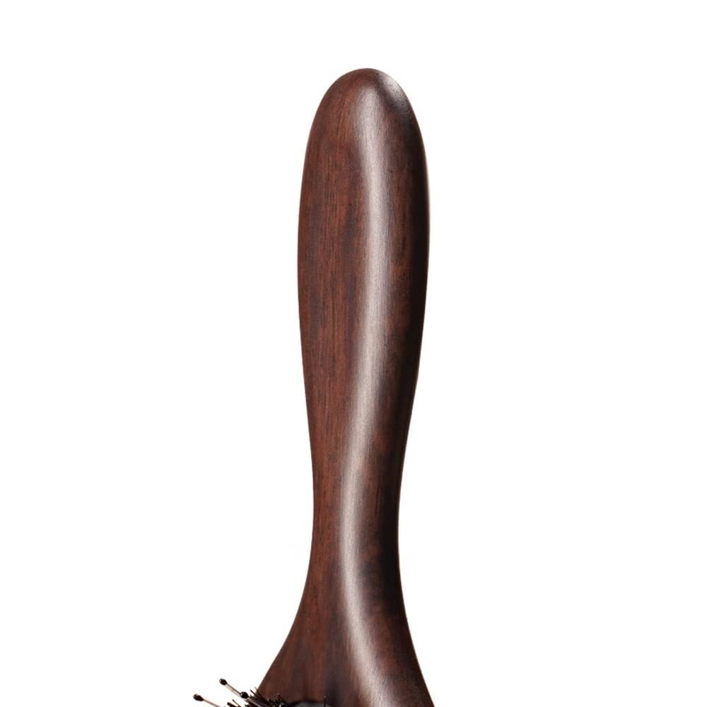 Cepillo de pelo de cerdas de jabalí para mujeres, hombres, niños, cepillo de cerdas de jabalí y nailon para cabello húmedo/seco, alisado, desenredante, restaura el brillo y la textura (tamaño