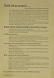  Hinweisblatt XIII. Internationale Friedensfahrt / Rad-Weltmeisterschaften 1960