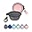1. Gray & Pink