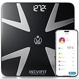 INEVIFIT Smart Body Fat Scale, Highly Accurate Bluetooth Digital Bathroom Body Composition...