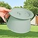 Portable Chamber Pot - 1.5L PP Urinal Potty Bucket with Handle and Lid | Bedpan for Elderly Patients Family Kids Men Women Indoor Outdoor Travel Camping Bedroom Nursing Toilet Alternative