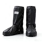 LIUYIDM Copriscarpe Impermeabili XXL44-46 Copriscarpe Riutilizzabili Copriscarpe Moto Copri Scarpe per Pioggia Copri Scarpe Impermeabili Pioggia con Riflettore, per Sport all