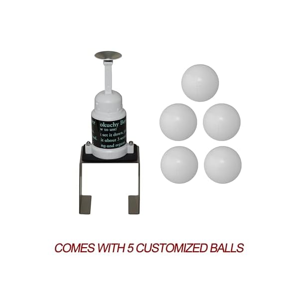   Baseball-Training-Tee-Popper-Baseball-Practice-Equipment-Hitting-Tee-for-Perfect-Swings-Batting-Machine-for-Practicing-Hitting-Without-a-PitcherNot-for-Real-Baseballs-5-Plastic-Balls-Included
