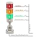 Luban Signal Tower Stack Lights - Industrial Warning Lights with Rotatable Base, Steady/Flashing, 110V 220V AC (3-Layer, with Buzzer)