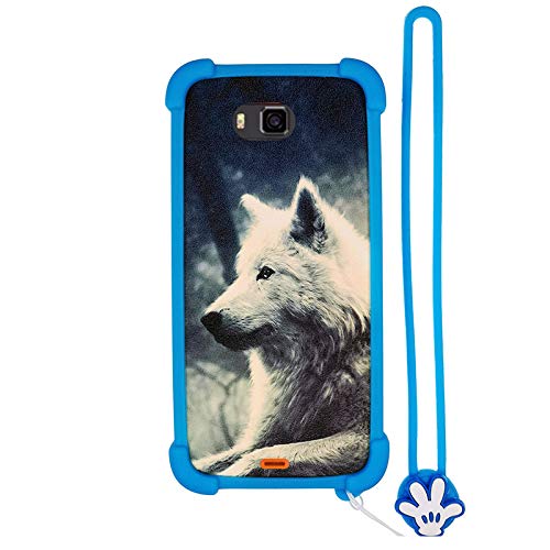 Funda para Ulefone Armor 3t Funda Silicone Border + Placa Dura de la PC Stand Carcasa Case Cover Lang