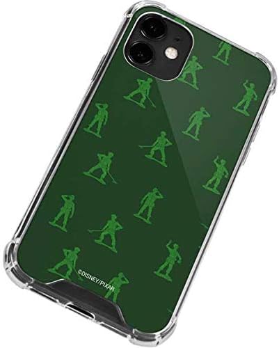 Skinit Clear Phone Case Compatible with iPhone 12 - Officially Licensed Disney Toy Story Sarge Army Print Design