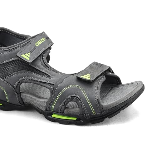 Image of ASIAN Vistara-47 Men's Sandals with Adjustable Straps, Cushioned Footbed & Anti-Skid Sole | Stylish Outdoor Sandals | Lightweight, Ideal for Travel & Beach