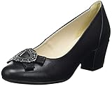 HIRSCHKOGEL Damen 3000007 Pumps, Schwarz, 40 EU