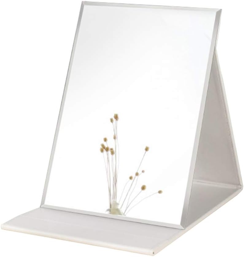 Zcooooool Large Portable Super HD Mirror - Multi Stand Angle Hand Free/Handheld/Tabletop Foldable Mirror 6.9x4.9 Inch
